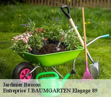 Jardinier  bassou-89400 Entreprise J.BAUMGARTEN Elagage 89