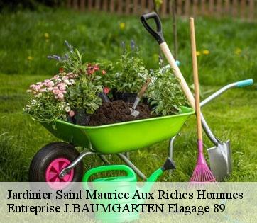 Jardinier  saint-maurice-aux-riches-hommes-89190 Entreprise J.BAUMGARTEN Elagage 89