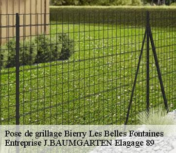Pose de grillage  bierry-les-belles-fontaines-89420 Entreprise J.BAUMGARTEN Elagage 89