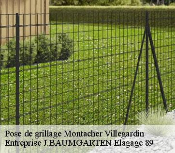 Pose de grillage  montacher-villegardin-89150 Entreprise J.BAUMGARTEN Elagage 89