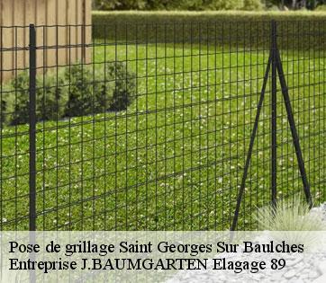 Pose de grillage  saint-georges-sur-baulches-89000 Entreprise J.BAUMGARTEN Elagage 89