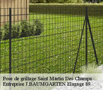 Pose de grillage saint-martin-des-champs-89170 Entreprise J.BAUMGARTEN Elagage 89