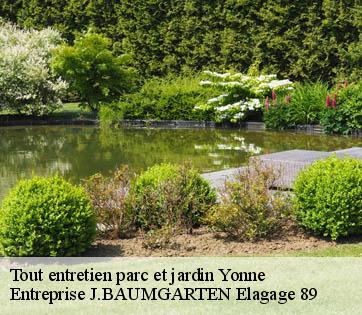 Tout entretien parc et jardin 89 Yonne  Entreprise J.BAUMGARTEN Elagage 89